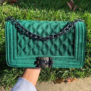 Velour purse